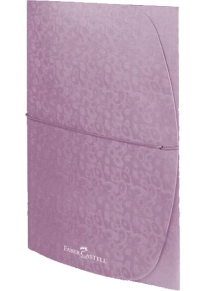Faber-Castell Metalik Mor Desenli Evrak Düzenleyici Dosya 5'li Set