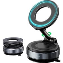 M.tk moveteck Magsafe Telefon Tutucu Tüm Yüzeylerle Uyumlu Vakumlu Sökülebilir 360 Oynar Başlıklı Üniversal Telefon Tutucu K007