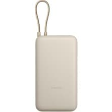 Xiaomi 33W 20.000MAH Krem Powerbank USB ve Usb-C Portu ve Usb-C Entegre Kablo BHR8851GL