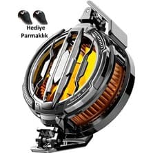 Fibaks Memo CX07 Telefon Tablet Soğutucu Fan 15w Power Radyatörlü Magsafe/manyetik Ve Klipsli Parmaklık Eldiven