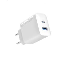 Anker 20W USB-C + USB-A Çift Portlu Şarj Cihazı - A2348 - Beyaz (Anker Türkiye Garantili)