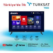 Dreamstar 32DSE100 32"  | 82 Ekran | Uydu Alıcılı | Dahili Wi-Fi | LED HD TV