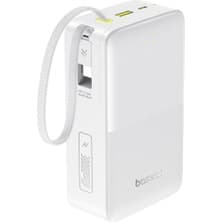 Baseus EnerFill FC51 Bipow 2 Pro – 30.000 mAh 22.5W Powerbank – Beyaz