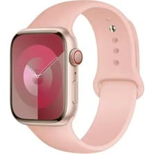 Alstrap Apple Watch 12-11-10 (42MM) 9 8 7 (41MM) 6 5 4 SE(40MM) Uyumlu Silikon Kordon Kayış