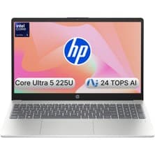 HP AI 15 Intel Core Ultra 5 225U 16GB 512GB SSD Freedos 15.6" Taşınabilir Bilgisayar D51E0EA