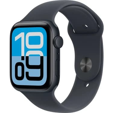 Apple Watch Se 3 Gps, 44 mm Gece yarısı Alüminyum kasa ve Gece yarısı Spor kordon - m/l