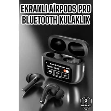 Hsc Bilişim Yeni Nesil Bluetooth Kulaklık Ekranlı Yüksek Ses Kaliteli Uzun Şarj