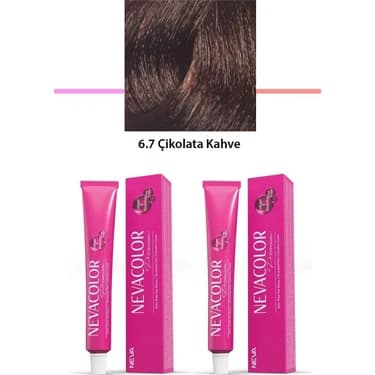 Rayan 2 Li Set Premium 6.7 Çikolata Kahve - Kalıcı Krem Saç Boyası 2 x 50 G