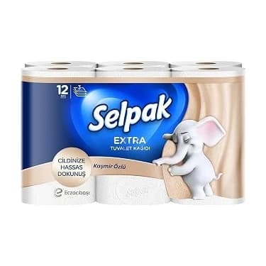 Mey İthalat Selpak Extra Kaşmir Katkılı Tuvalet Kağıdı