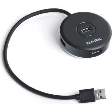 Mey İthalat Dark Connect Master 4 Port USB 3.0 USB Hub
