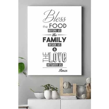 Mey İthalat Postermanya (PSTER18803) Family Beside Us Mutfak Kanvas Tablo 21 x