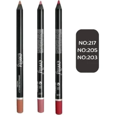 Mey İthalat Golden Rose Emıly Dudak Kalemi 3 'lü NO:203-205-217