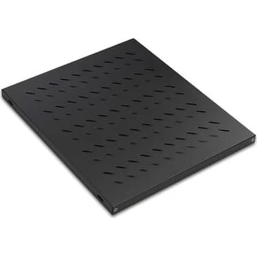 Mey İthalat Ager Dikili Tip 19" 1u D800MM Için Sabit Siyah Raf Modülü