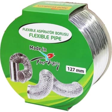 Mey İthalat Jouis Aspiratör Borusu Telli Kopmayan Esnek Davlumbaz Baca Flexible Aspiratör Borusu