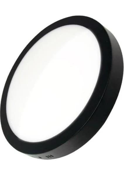 Helios 24W S/ü Siyah Kasa Yuvarlak Panel LED Beyaz Işık Fiyatı