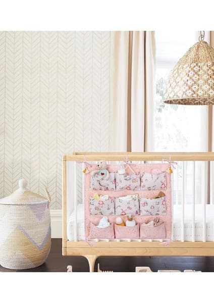 Lisinya Baby 9 Cepli Bağlamalı Beşik Kenarı Düzenleyici