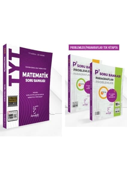 Kolektif Kitap Karekök Yayınları Tyt Matematik - Tyt P² (Problemler ve Paragraf) Soru Bankası (2