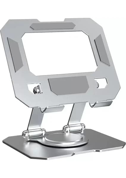 Robeve Tablet Standı 360 Derece Dönebilen Tablet Stand Katlanabilir Metal Tablet Tutucu Standı Tablet ve Telefon Tutucu Stant Tablet Tutucu Metal