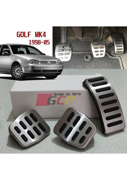 Vagparts Golf 4 Spor Pedal Seti - Golf Mk4 Krom Spor Pedal