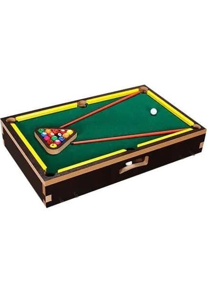 Ahşap Bilardo Oyunu Masa Üstü (Ayaksız