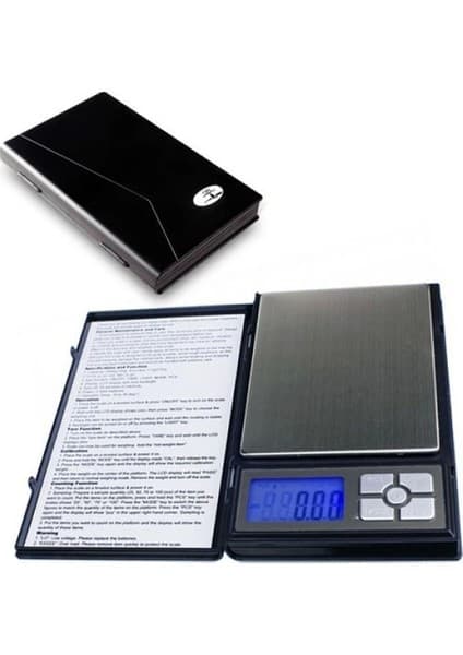 Lisinya Diamond Dijital Göstergeli Notebook Hassas Kuyumcu Terazisi (500 Gr-0.01)) ( Lisinya