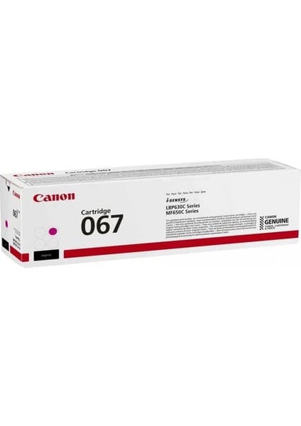 Canon CRG-067 Kırmızı Orjinal Magenta