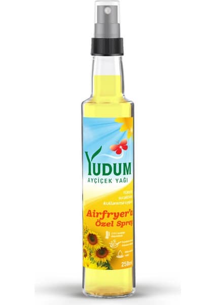 Yudum Sprey Ayçiçek Yağı 250ML Airfryer'a