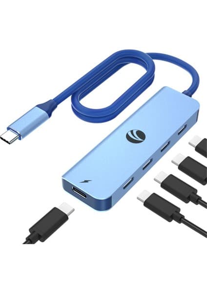 Vcom CUE39 Type-C To Hdmi(4K@60Hz)+Hdmi(1080P@60Hz)+Usb3.0+SD2.0+TF2.0+Pd 3.0 100W