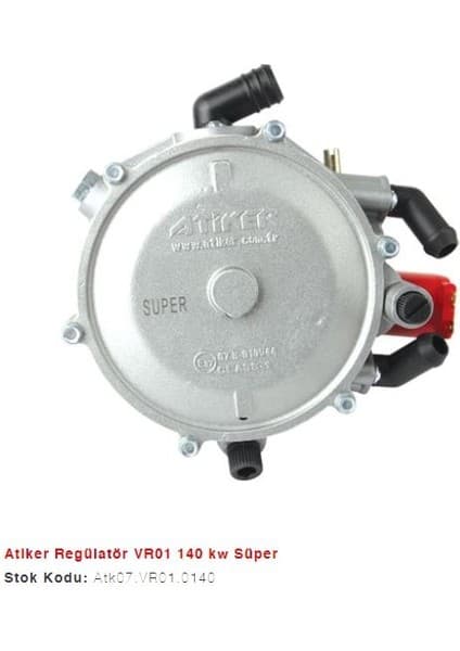 Atiker Regülatör VR01 140 Kw Süper Gaz Çıkışı 8 Lik Atiker (Karbüratörlü)