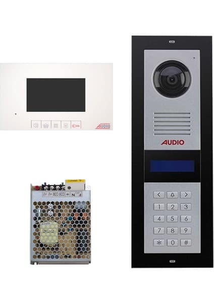 Audio Görüntülü Diafon Paketi 23 Daire 4.3' Diafon