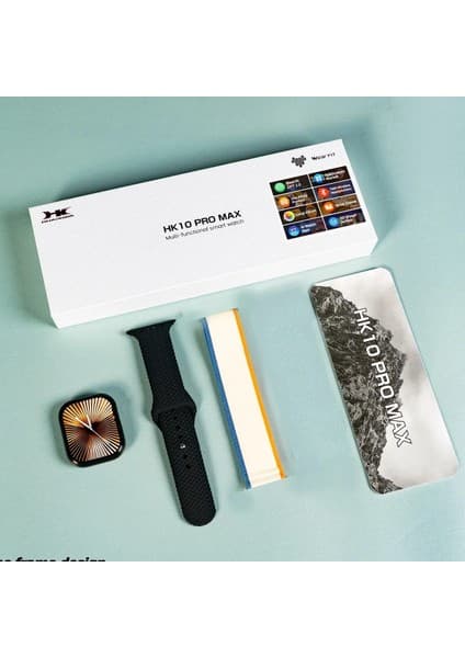 Agm Teknoloji HK10 Pro Max Amoled 2.02 Amoled Wearfitpro/Chatgpt/Ses Kayıt/Kulaklık Eşleştirme