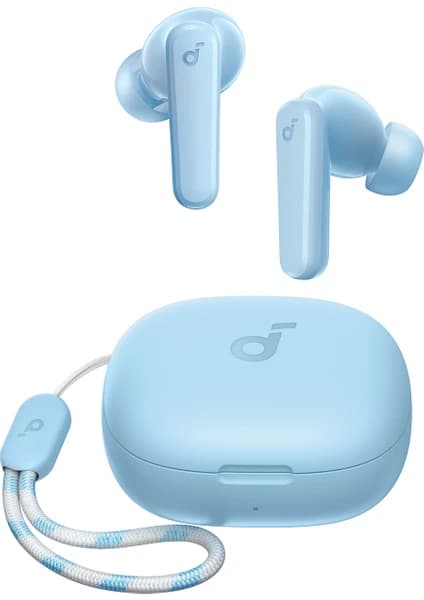 Anker Soundcore R50I Tws Bluetooth Kablosuz Kulaklık Açık Mavi - Ios ve Android Uyumlu - A3949 (Anker Türkiye Garantili)