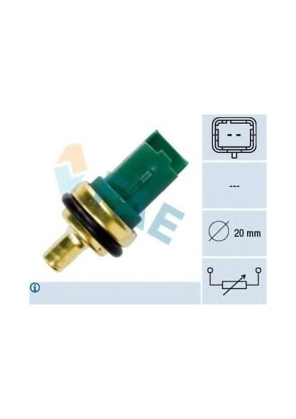 Fae Motor Suyu Isı Sensörü 1.4-1.5-1.6 Fiesta-Focus-Courier Fae 2S6Q 12A648 Ab