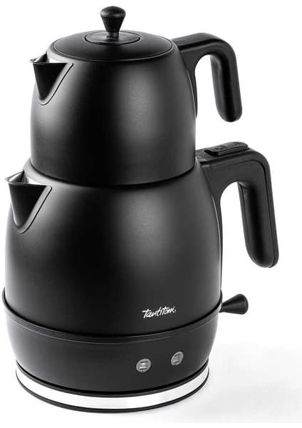 Tantitoni Çelik 2200w Siyah Çay Makinesi