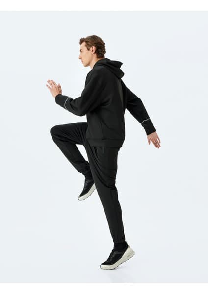 Koton Beli Bağcıklı Lastikli Paça Jogger Spor Eşofman