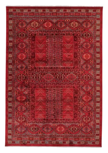 Gabardin Halı 7/24 Retro Tarzı 160 x 235 Toz Barındırmaz Viskon Halı