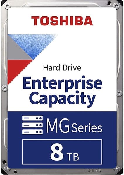 Toshıba Mg Enterprise 8 Tb 7200RPM 256MB 7/24 Rv Güvenlik ve Nas