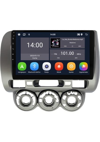 SmartGO Honda Jazz City Android Multimedya Sistemi (2002-2008) 4+64
