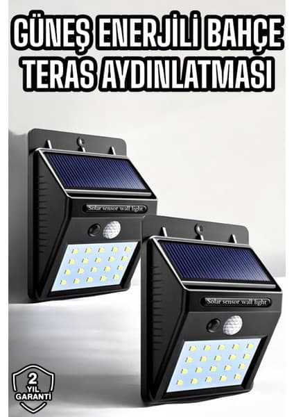 Astraltech Solar Güneş Enerji Panelli Sensörlü Lamba Enerji