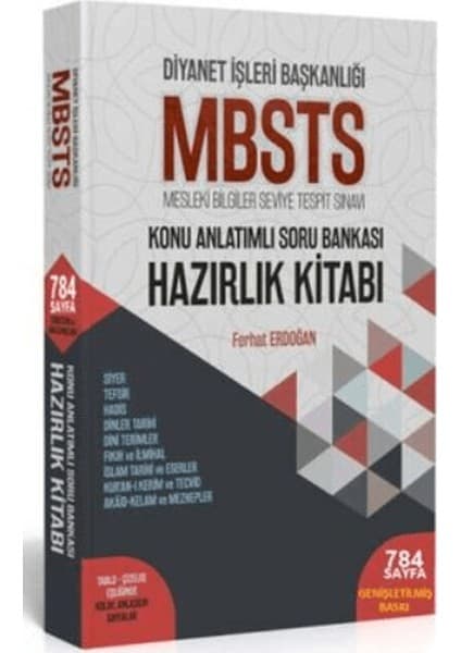 Yargı Yayınevi 2025 Diyanet İşleri Başkanlığı Mbsts Konu Anlatımlı Soru Bankası Hazırlık Kitabı -