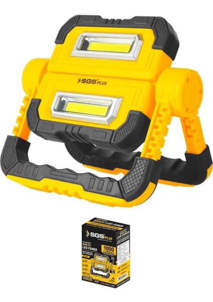 Sgs 5057 Şarjlı LED Çalışma Lambası-Power Bank 1000 Lümen 3.7 Volt/ 5000