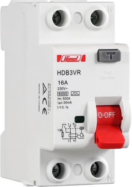 Himel HDB3VR225SC 2X25A 30 Ma Kaçak Akım Koruma