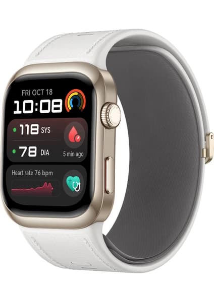 Huaweı Watch D2 – Altın Beyazı Kompozit Deri