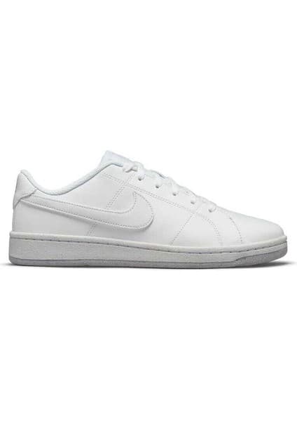Kadınlar İçin Nike Court Royale II Beyaz Günlük Ayakkabı Düz Tabanlı Hafif ve Esnek
