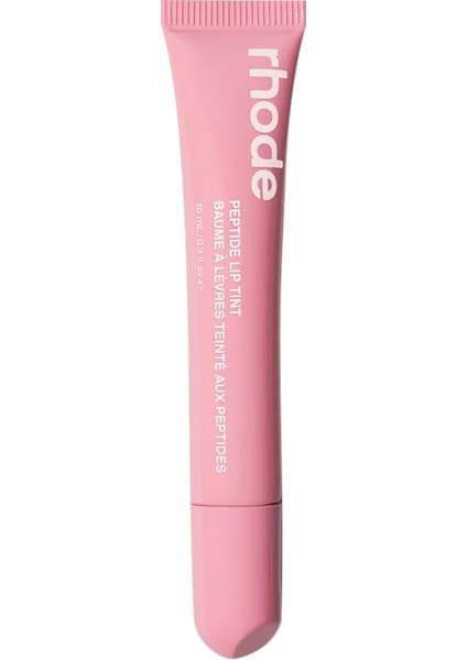 Rhode Renkli Dudak Parlatıcı Peptide Lip Tint Ribbon 10ML Parlak Etki ile Doğal