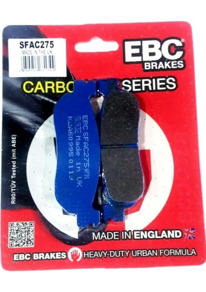 Ebc Fren Balatası Carbon Sfac275 X-max 250 (2014 Cesi) X-cıty