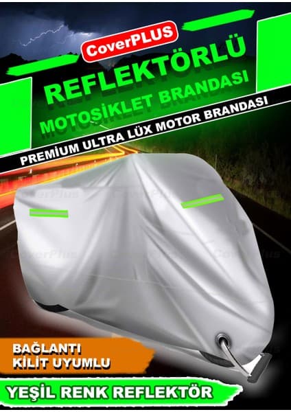 Regal Raptor SHARK250 Motorsiklet Brandası Motor Örtüsü Yeşil