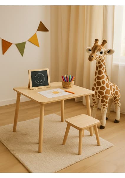 Btoys Bemi Montessori Ahşap Masa