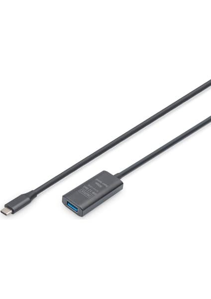 Dıgıtus Active Usb-C Extension Cable, 5m 5g, USB 3.2 Gen1, Usb-C - Usb-A