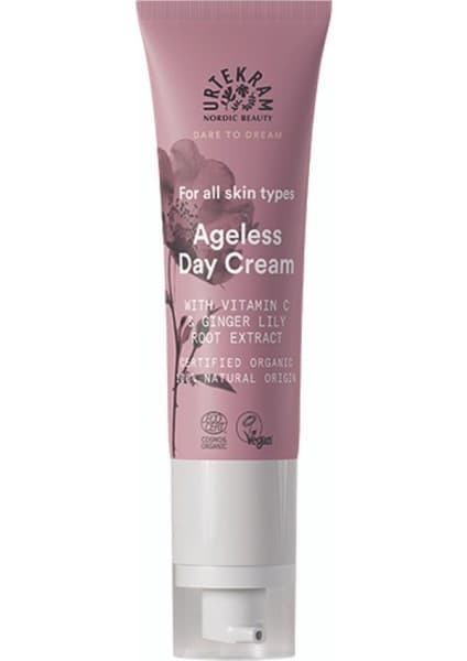 Urtekram Ageless Dare To Dream Yumuşak Yabani Gül Yaşlanmayan Gündüz Kremi 50